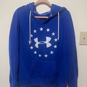 Under Armour Blue Hoodie with Star Design